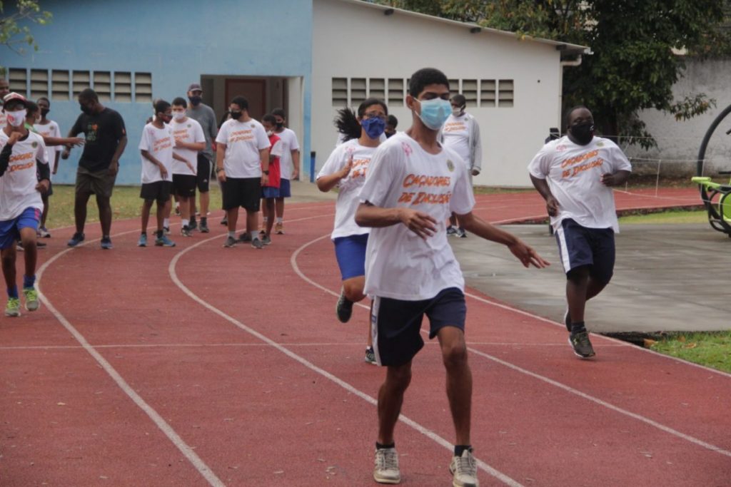 Atletas na vila olímpica de Nova Iguaçu