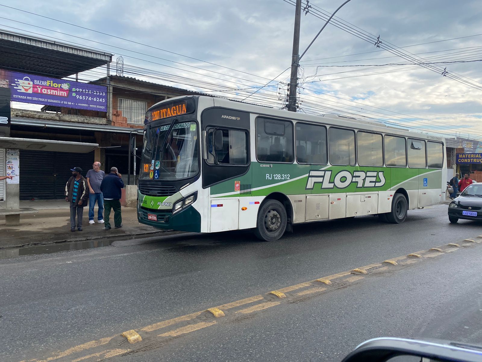 Ônibus assaltado pelo criminoso