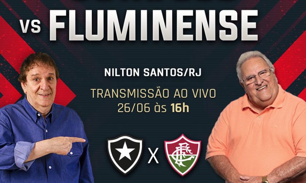 Ao Vivo Botafogo X Fluminense Campeonato Brasileiro Super R Dio Tupi