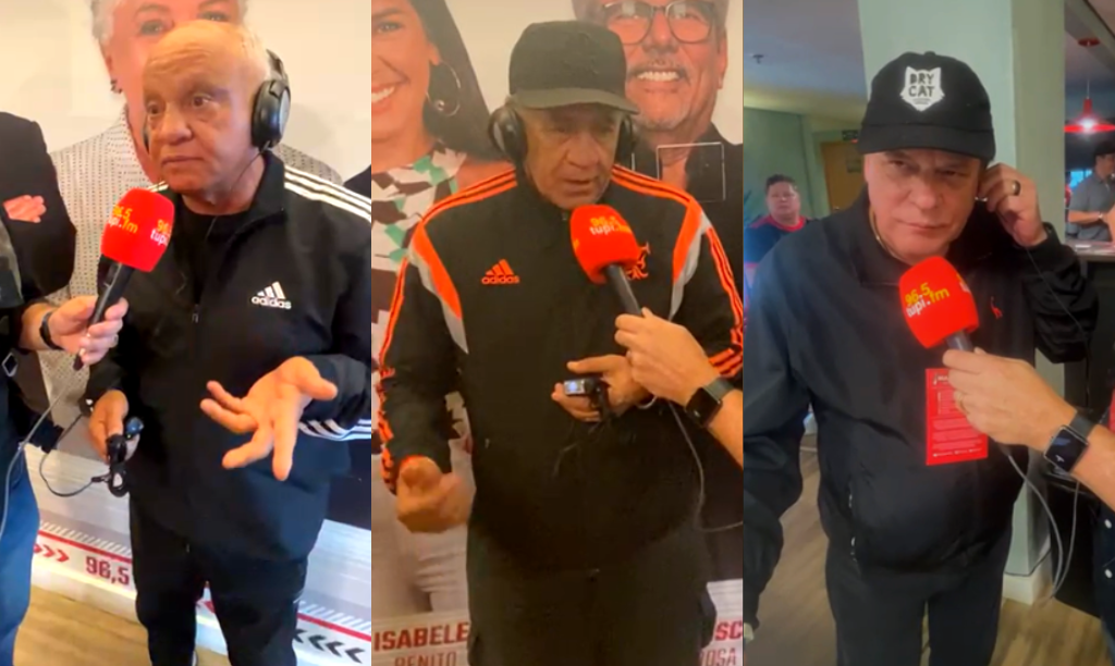 Reinaldo, Nunes e Chico Pinheiro foram os convidados do Camarote da Super Rádio Tupi