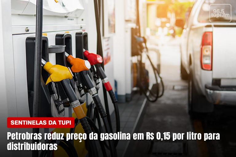 Gasolina tem nova redução de preço em duas semanas