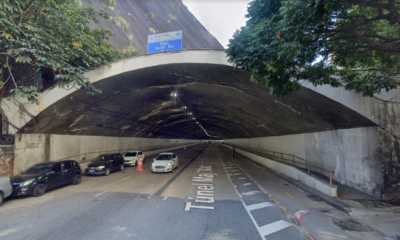 Usuários de drogas voltam a ocupar túnel de Copacabana