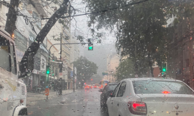 Chuva na Zona Sul do Rio