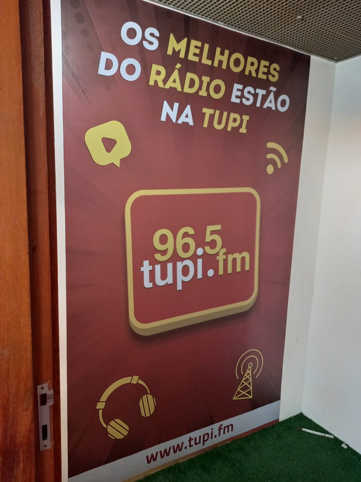 Camarote da Super Rádio Tupi no Estádio Nilton Santos