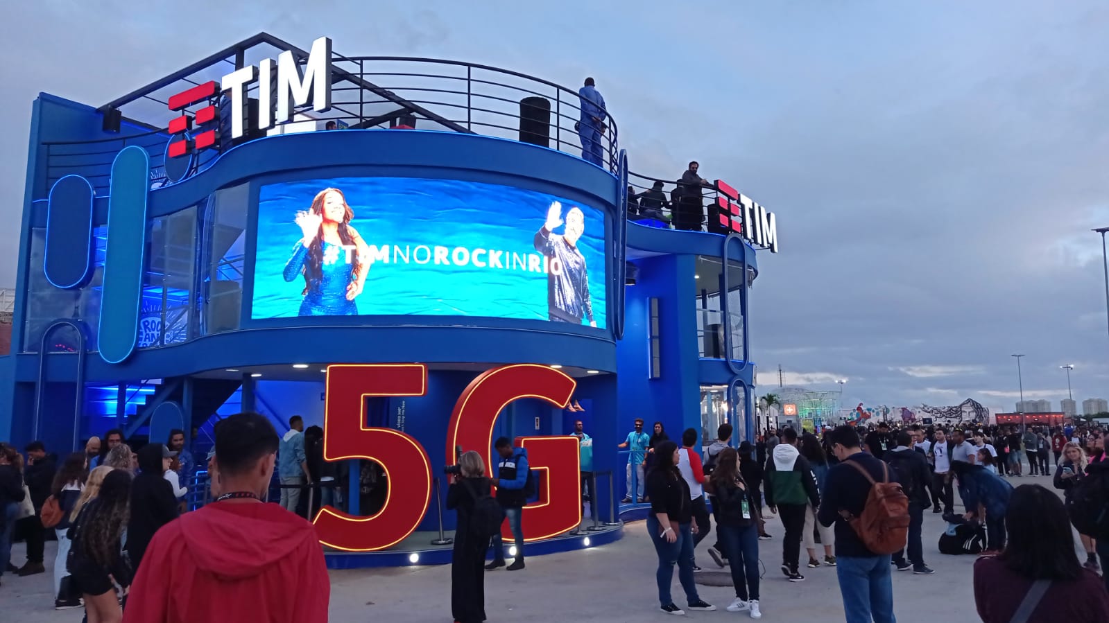 Patrocinadora oficial do Rock in Rio apresenta estrutura  tecnológica do festival