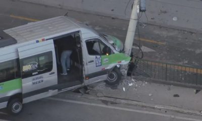 Acidente no viaduto de Benfica