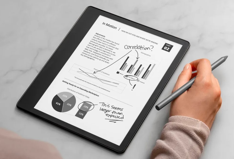 Kindle Scribe é o mais novo dispositivo da Amazon 
