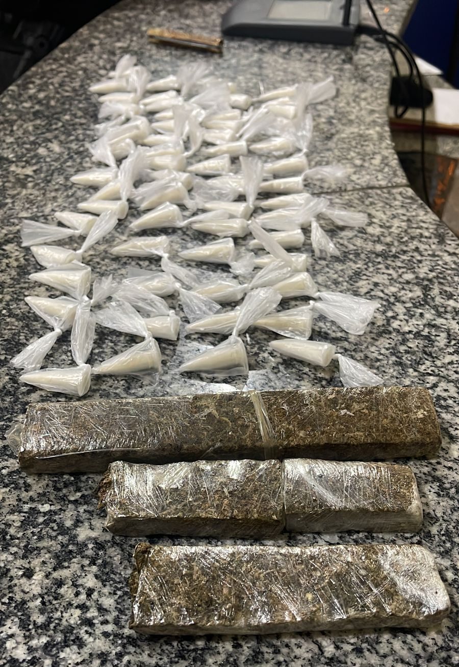 Apreensão Carmo maconha e cocaína