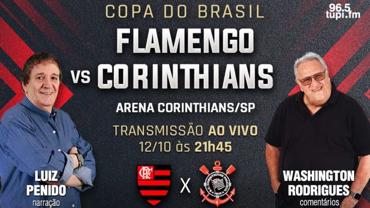 FLAMENGO X CORINTHIANS AO VIVO DIRETO DO MARACANÃ l FINAL COPA DO BRASIL  2022 