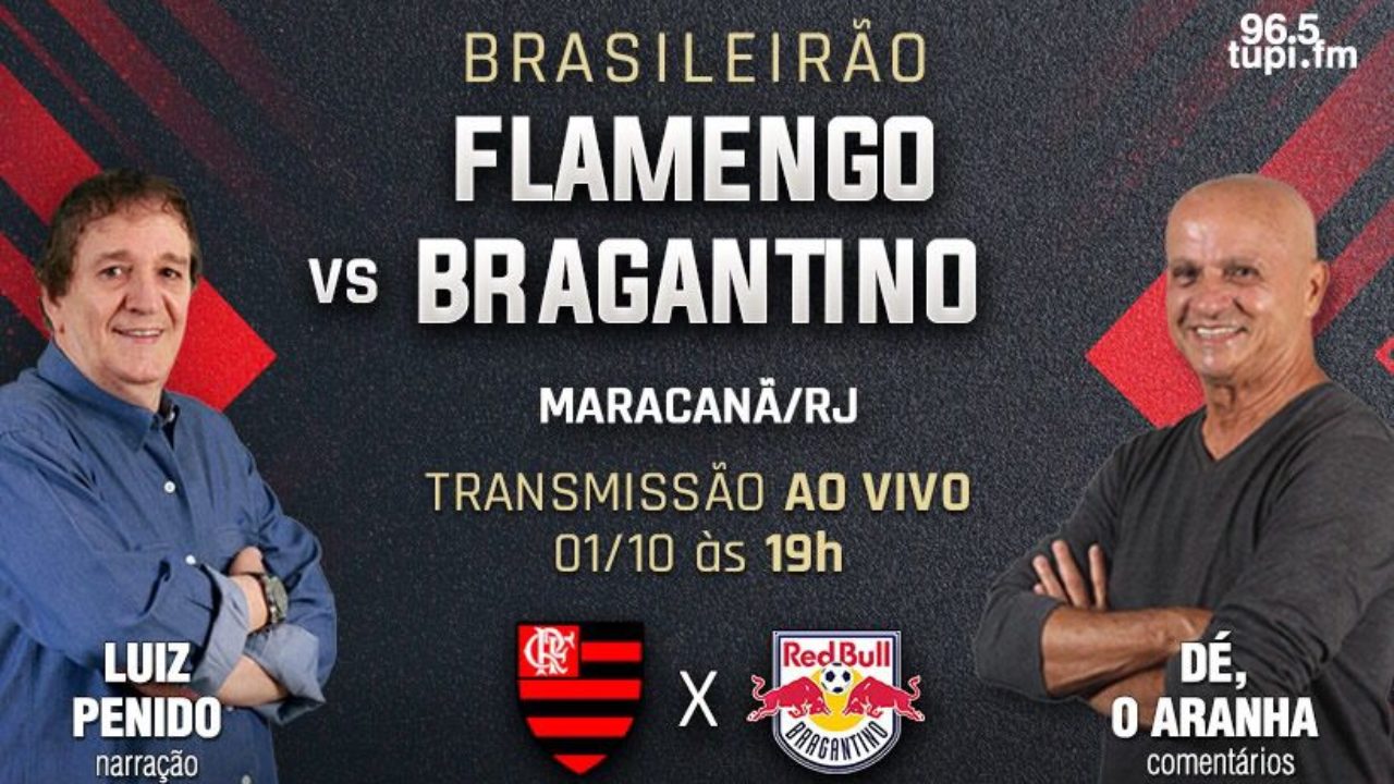 FLAMENGO x RB BRAGANTINO - TRANSMISSÃO AO VIVO - 29ª RODADA BRASILEIRÃO  2022 - NARRAÇÃO RAFA PENIDO 