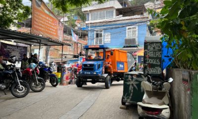 Subprefeitura da Zona Sul e Comlurb iniciam trabalhos com novos equipamentos, na Rocinha