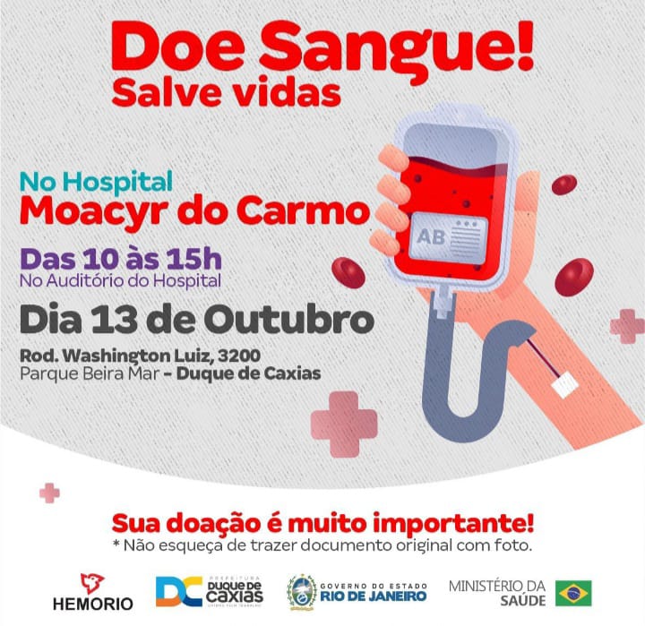 Mutirão de sangue no Hospital Moacyr do Carmo, em Caxias