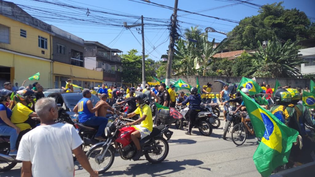 Apoiadores de Jair Bolsonaro na Baixada Fluminense