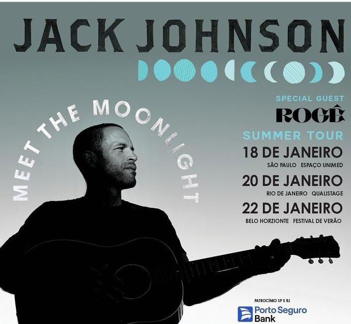 Jack Johnson anuncia shows no Brasil em janeiro de 2023