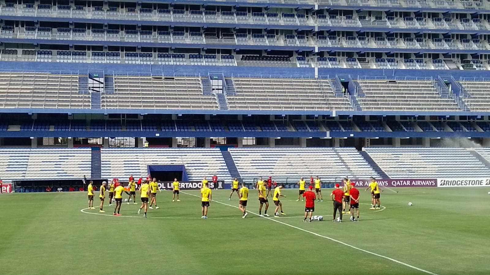 Treino do Flamengo antes da final da Libertadores