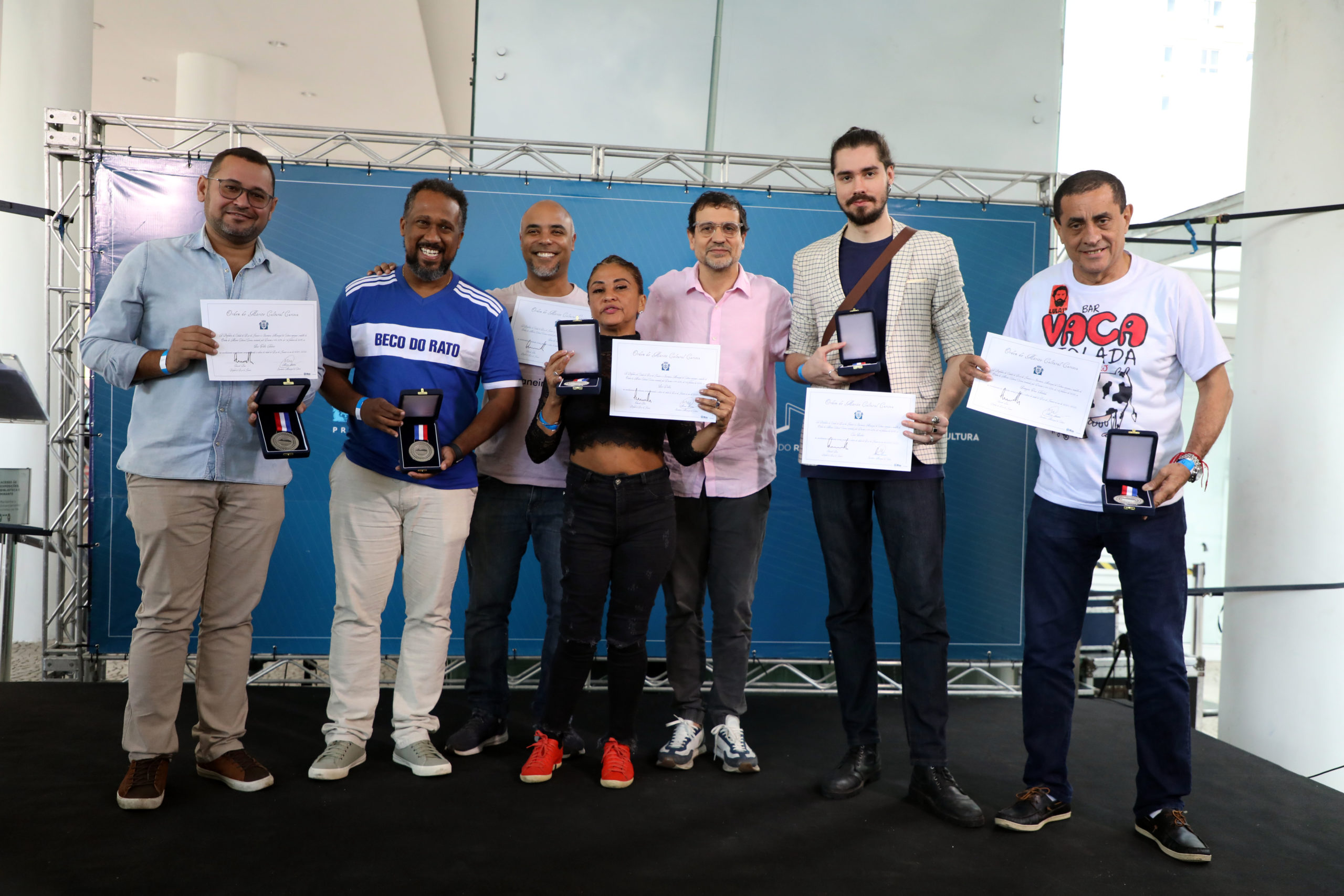 Entrega das medalhas da Ordem do Mérito Cultural Carioca