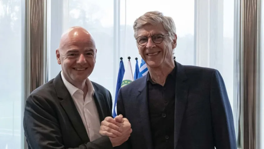 Gianni Infantino e Arsène Wenger