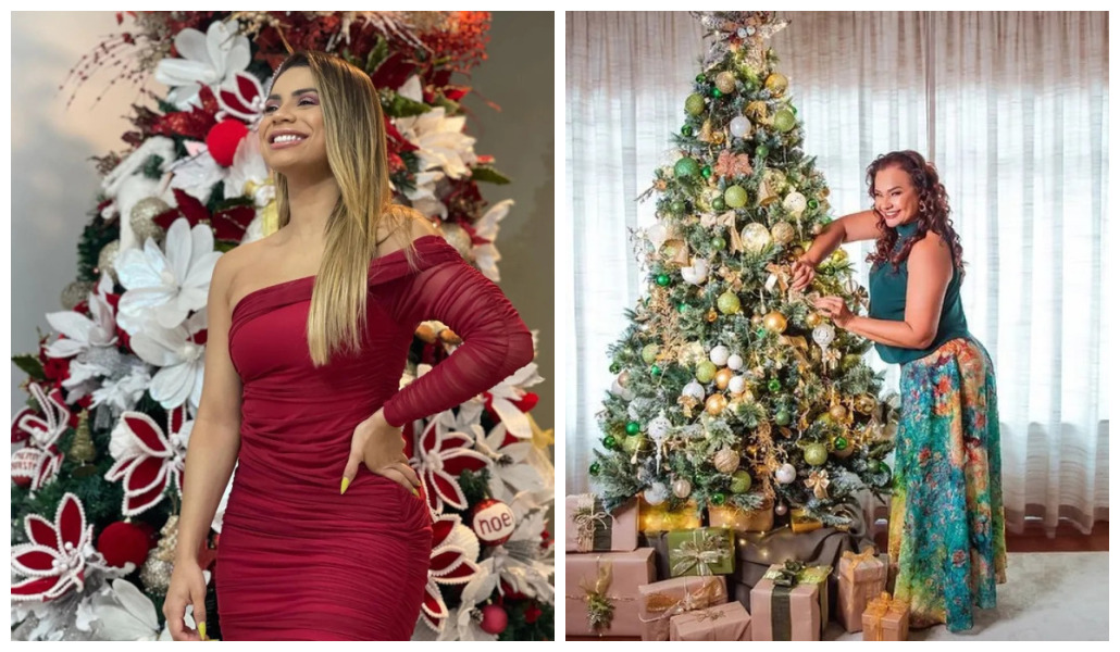 [FOTOS] Artistas capricham nos looks para curtir a noite de natal