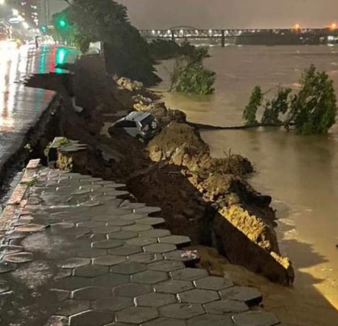 Temporal em Campos dos Goytacazes interrompe abastecimento de água na cidade