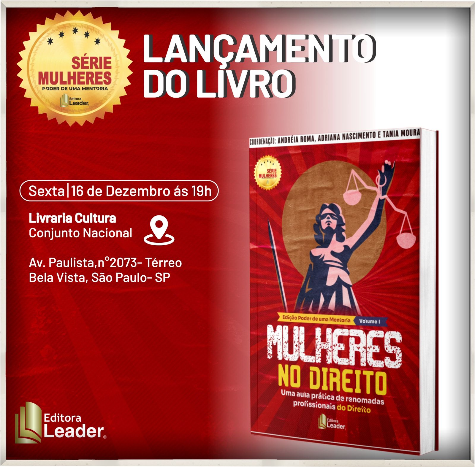 Mulheres No Direito Um Livro Em Forma De Mentoria Super Rádio Tupi 9613