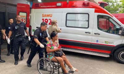 Acidente em escada rolante de estação do metrô Estácio deixa feridos (Foto: Tatiana Campbell/ Super Rádio Tupi)