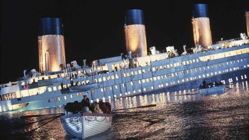 Cena do filme 'Titanic'