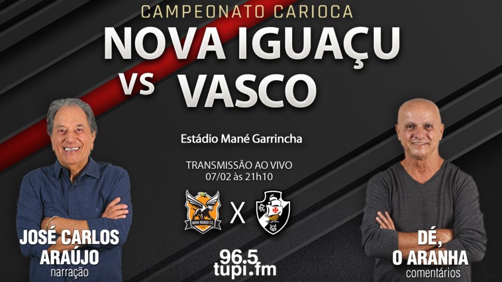 AO VIVO Nova Iguaçu x Vasco Taça Guanabara Campeonato Carioca