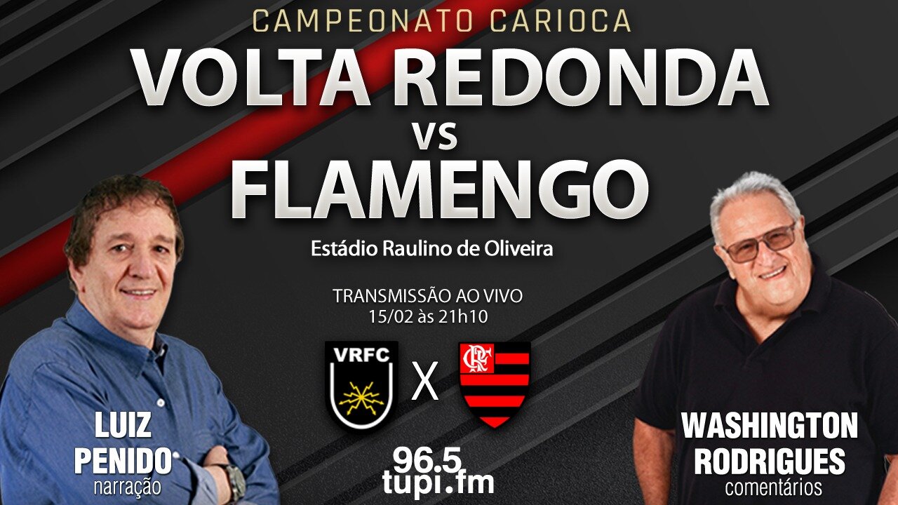 Flamengo x Volta Redonda no Carioca: onde assistir à transmissão