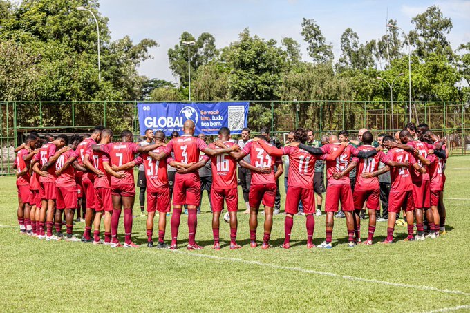 Volta Redonda treina para enfrentar o Flamengo no Campeonato Carioca