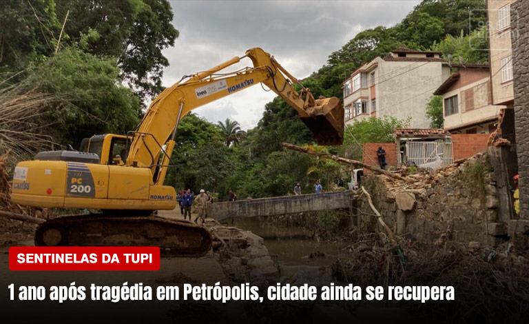 Tragédia das chuvas em Petrópolis completa um ano (Foto: Erika Corrêa/ Super Rádio Tupi)