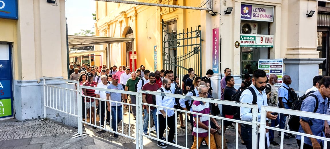 Estação das Barcas na Praça XV, no Centro do Rio