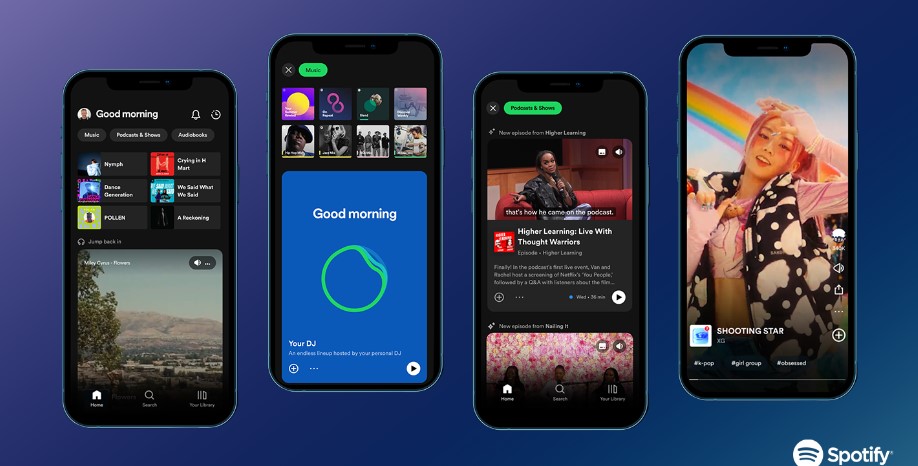 Novo aplicativo Spotify