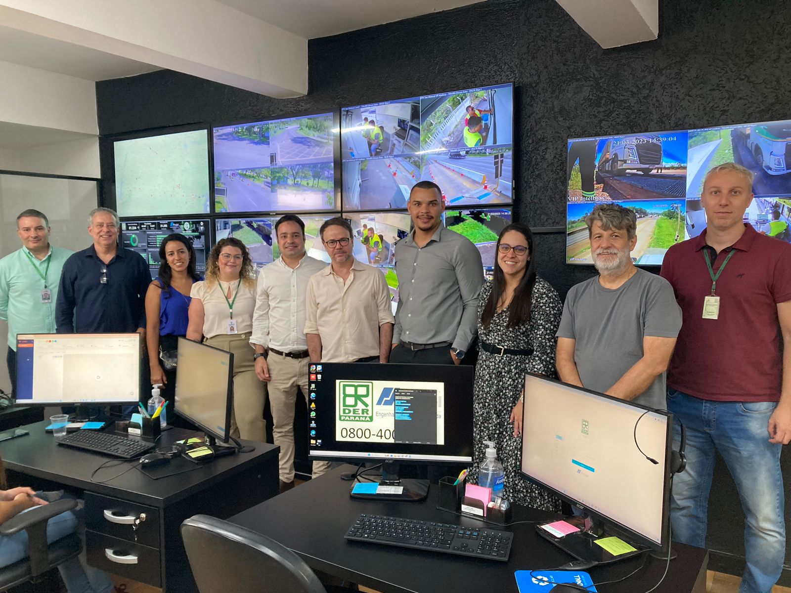 Equipe do DER-RJ vai ao Paraná para conhecer novas tecnologias para segurança em estradas (Foto: Divulgação)