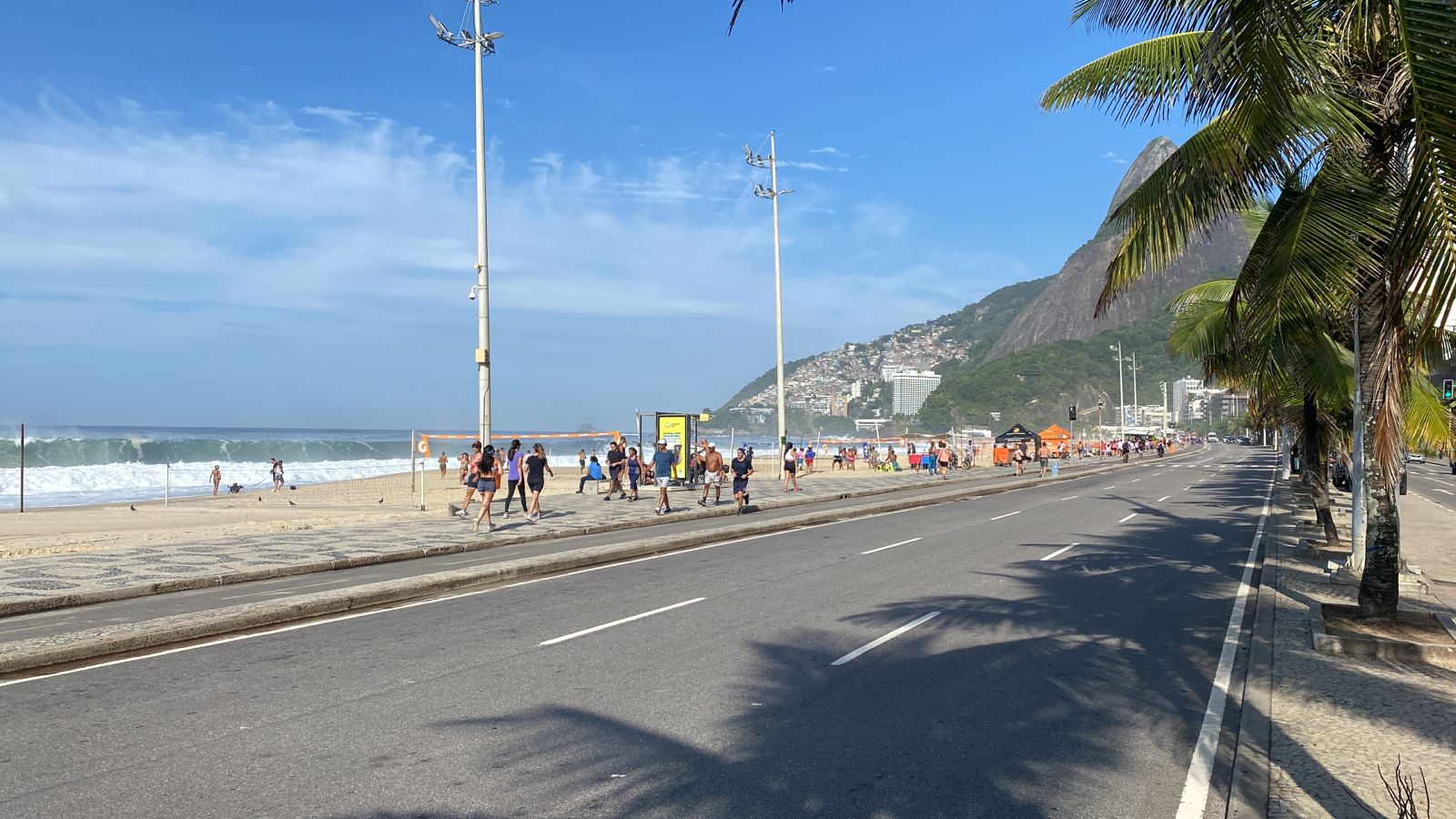 Praia do Leblon, na Zona Sul do Rio