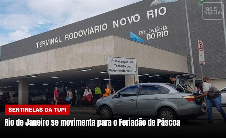 Rio se movimenta para o Feriadão de Páscoa (Foto: Erika Corrêa/ Super Rádio Tupi)