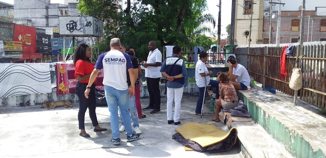 São Gonçalo promove ação para auxiliar pessoas em situação de rua no tratamento da dependência química (Foto: Divulgação)