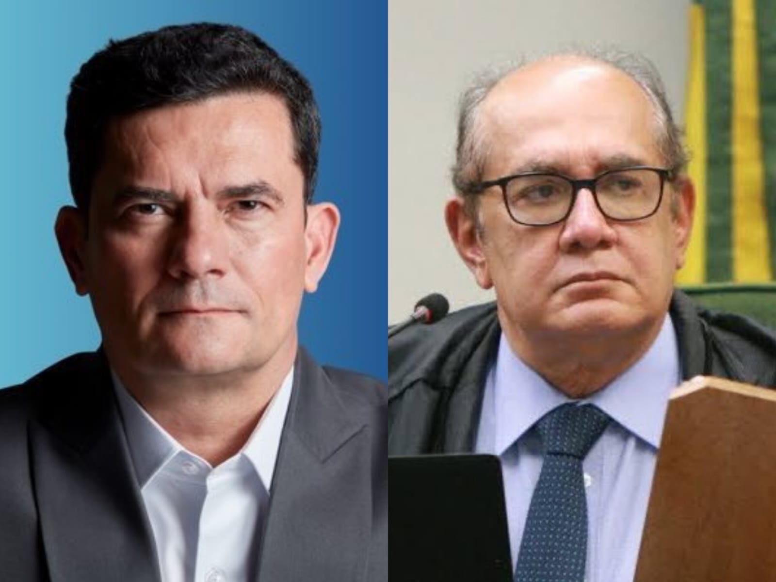 Sergio Moro e Gilmar Mendes