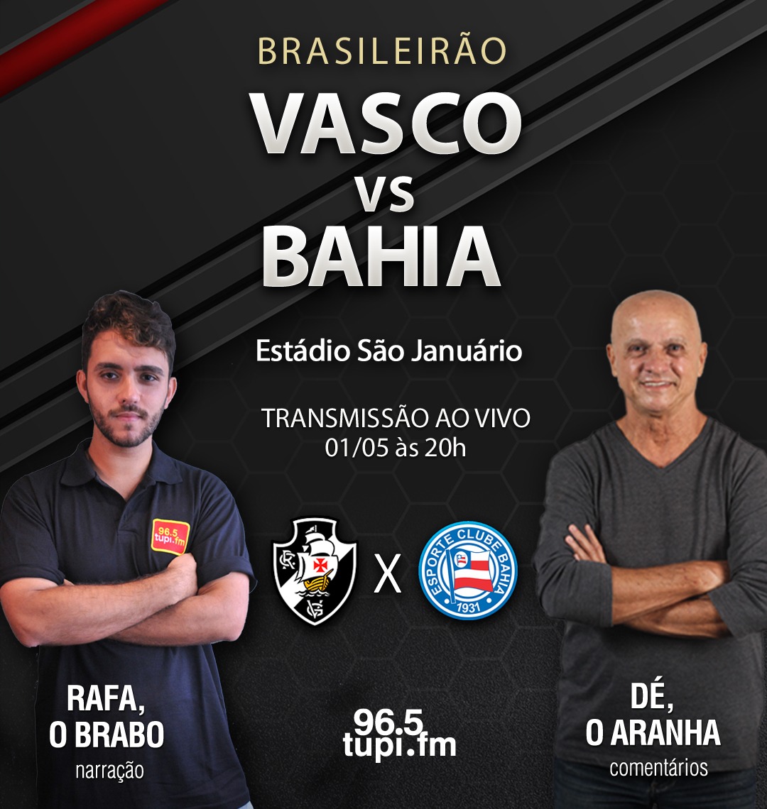 BAHIA X VASCO - AO VIVO - BRASILEIRÃO 2023 