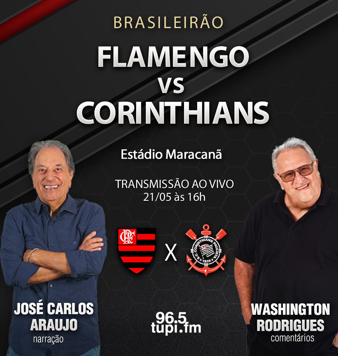 FLAMENGO X CORINTHIANS TRANSMISSÃO AO VIVO DIRETO DO MARACANÃ - CAMPEONATO  BRASILEIRO 2023 