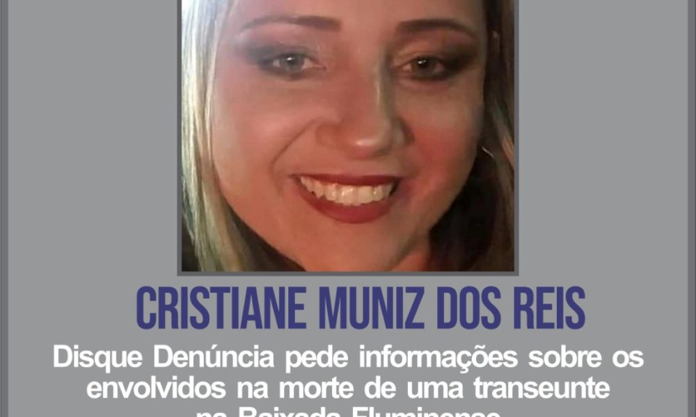 Disque Denúncia Pede Informações Sobre Envolvidos Na Morte De Mulher