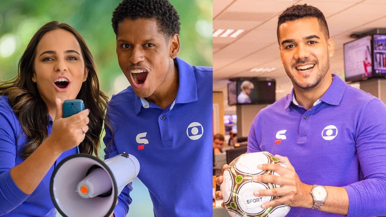 Isabelly Morais, André Felipe e Dênis Medeiros são anunciados oficialmente como narradores da Globo