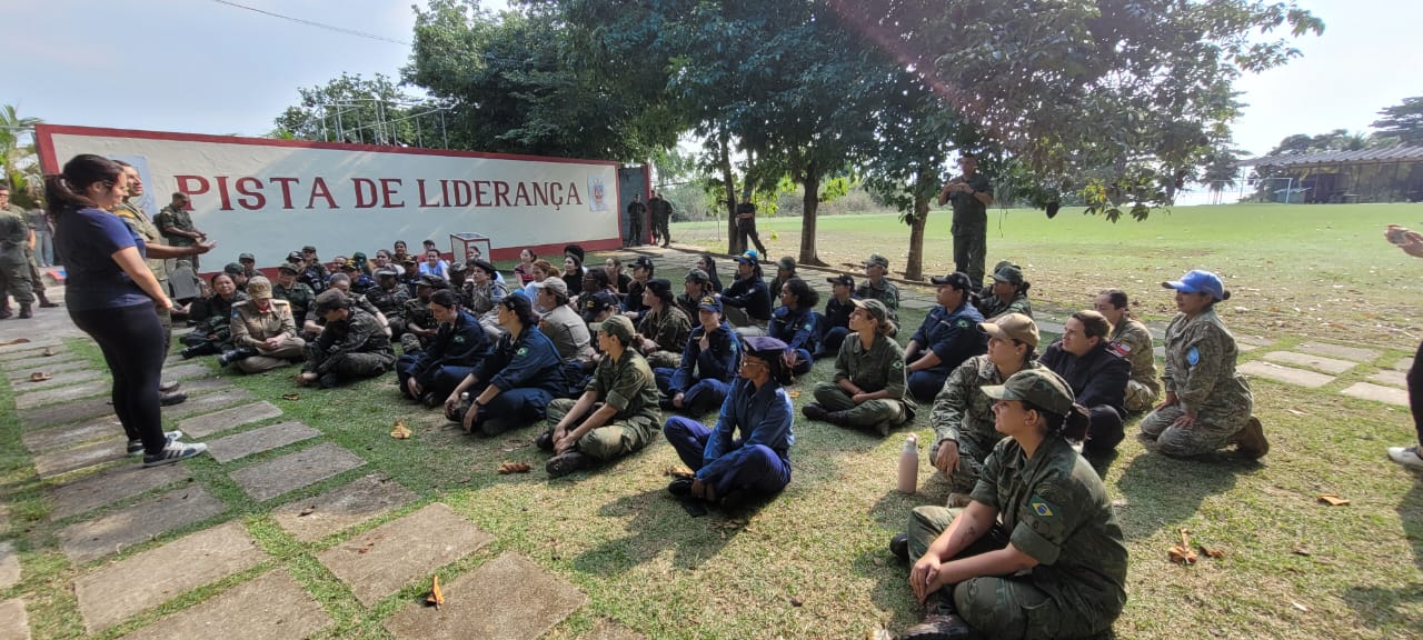 Curso de Operações de Paz para Mulheres da Marinha do Brasil apresenta Pista de Liderança para militares e civis (Foto: Giovanna Faria/ Super Rádio Tupi)