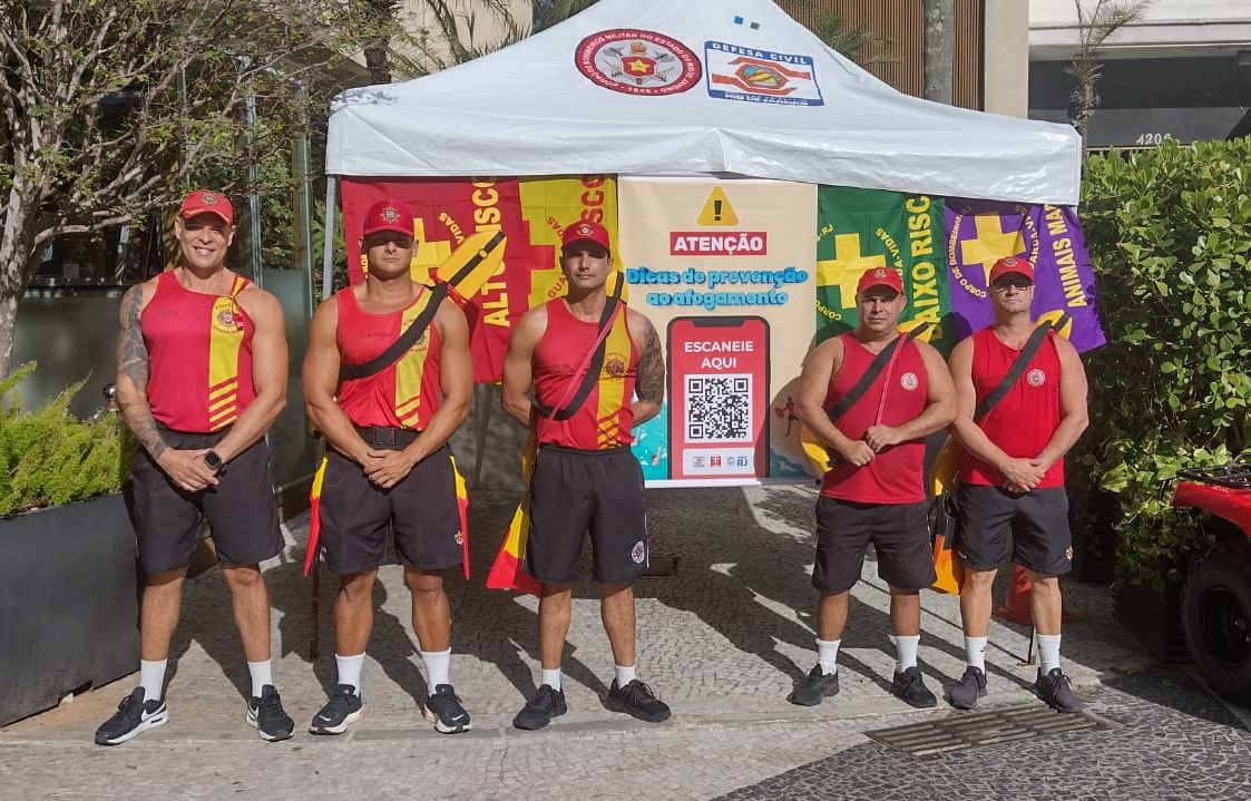 Corpo de Bombeiros do Rio realiza ações de conscientização no Dia Mundial de Prevenção do Afogamento