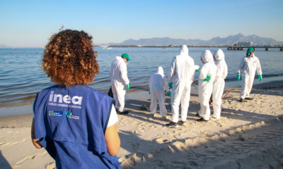 Inea mobiliza simulado de emergência ambiental na Baía de Guanabara (Foto: Divulgação)