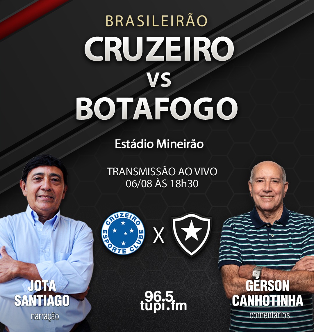 Botafogo x Cruzeiro: O Tempo Sports faz live de jogo do Brasileirão;  acompanhe