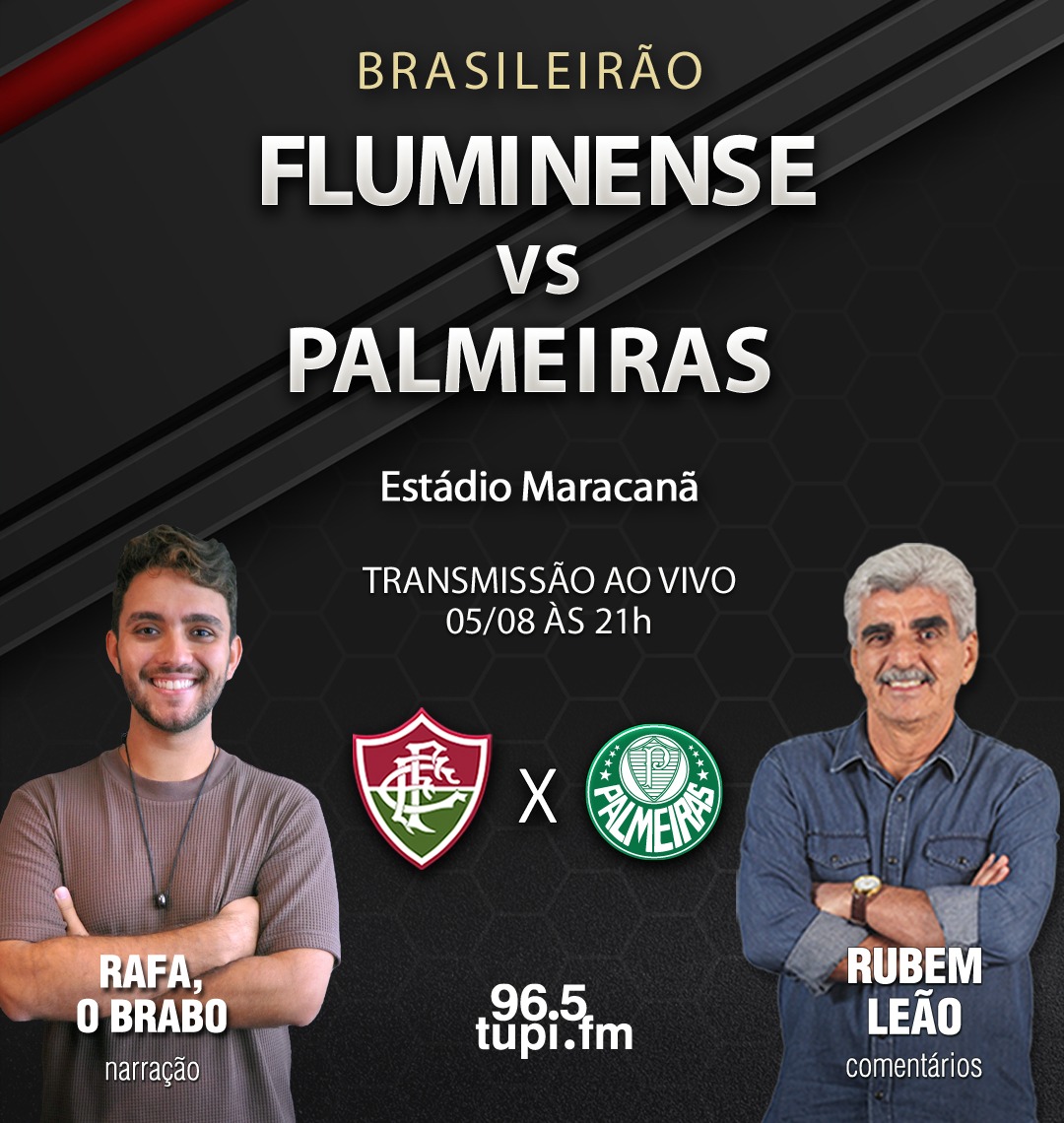 FLUMINENSE X PALMEIRAS TRANSMISSÃO AO VIVO DIRETO DO MARACANÃ - CAMPEONATO  BRASILEIRO 2023 