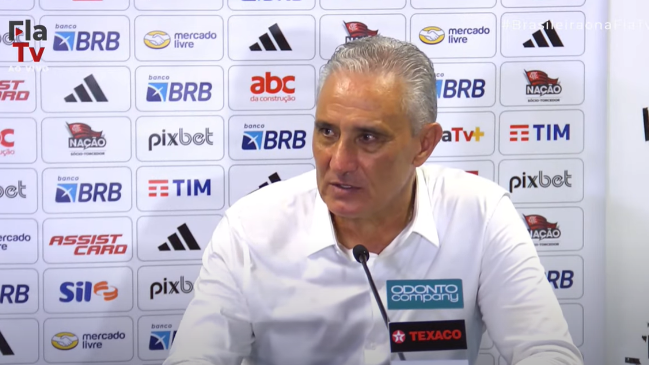 AO VIVO! Confira a entrevista coletiva de Tite após derrota do Flamengo no  Brasileirão