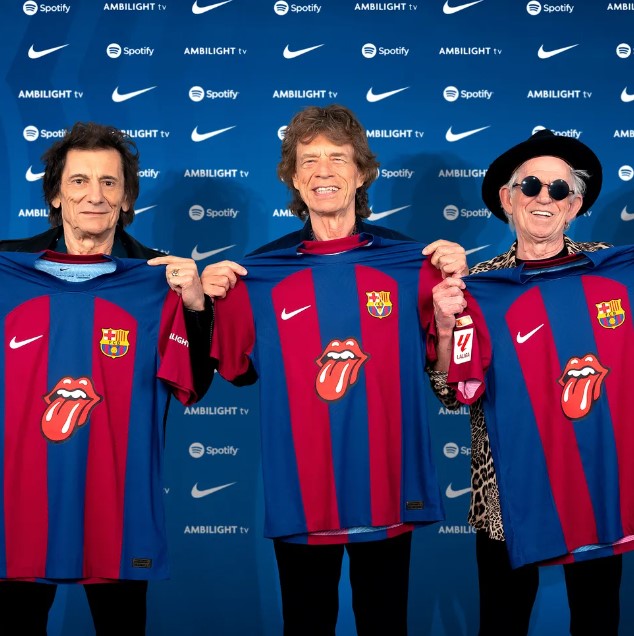 Homenagem do Barcelona ao Rolling Stones