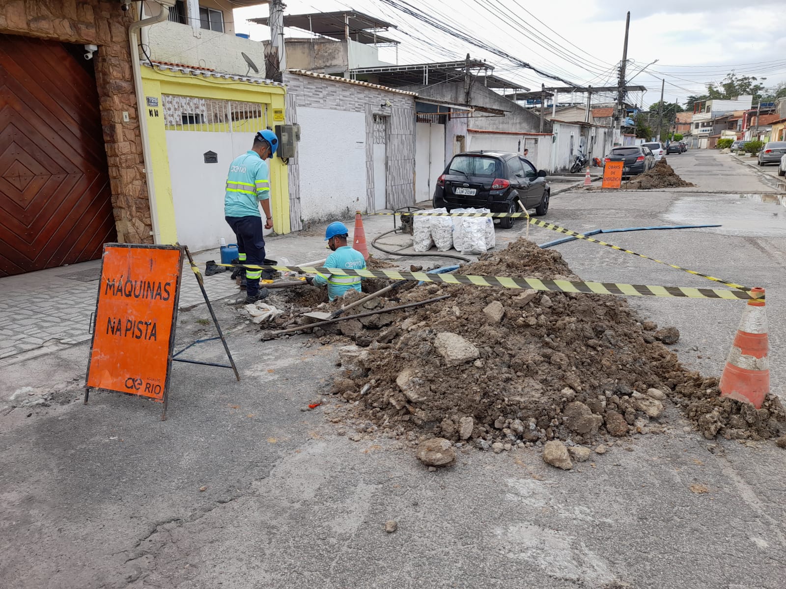 Após 60 anos, moradores de Nilópolis comemoram água nas torneiras (Foto: Divulgação)