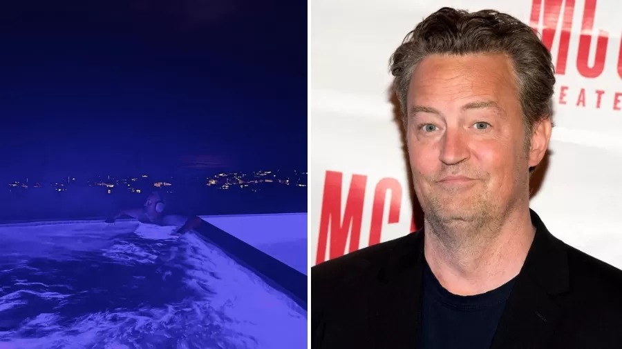 Última foto publicada por Matthew Perry foi tirada dentro de uma jacuzzy; confira! (Foto: Reprodução/ Redes Sociais)